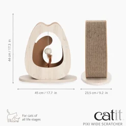 PIXI Wide Scratcher Replacement Cardboard Set
