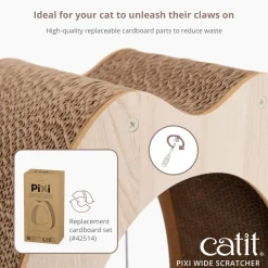 PIXI Wide Scratcher Replacement Cardboard Set