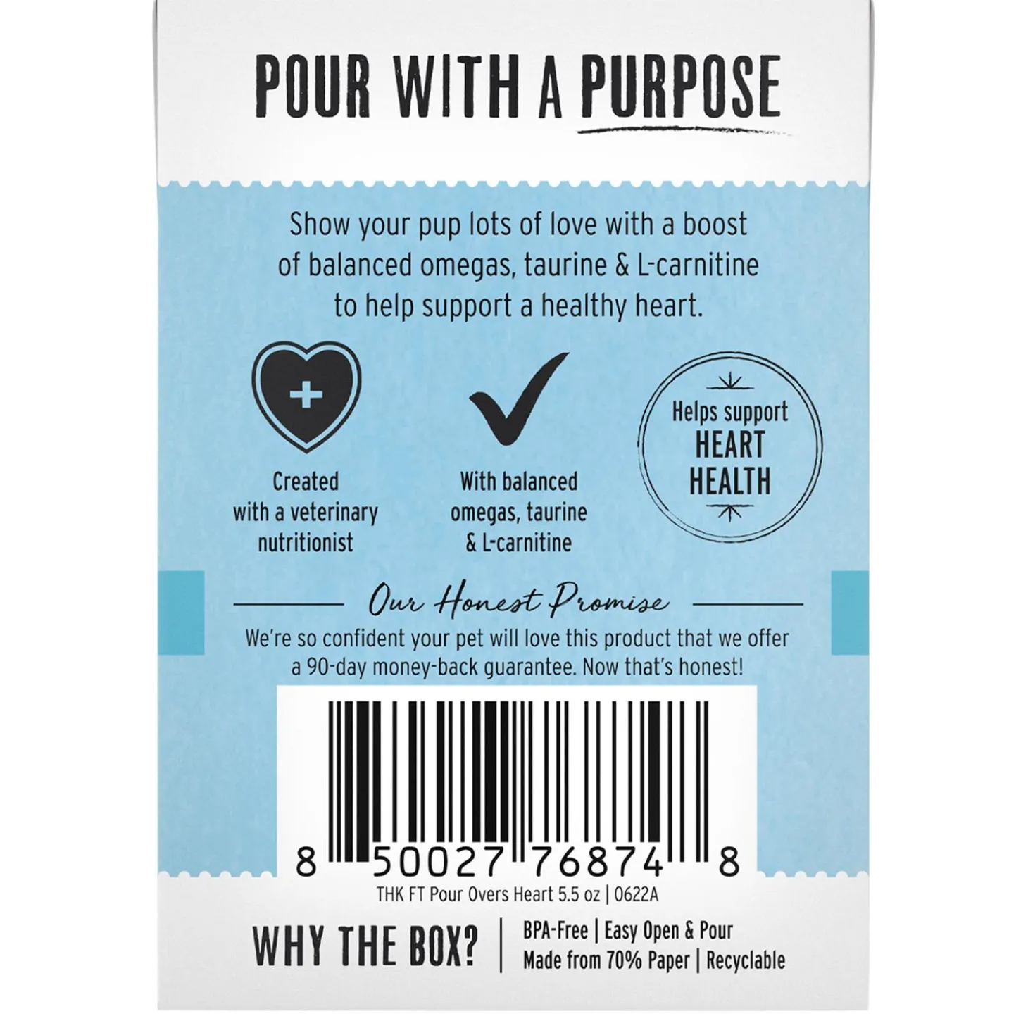 Pour Overs Heart Health Turkey Broth & Salmon Stew Dog Food Topper