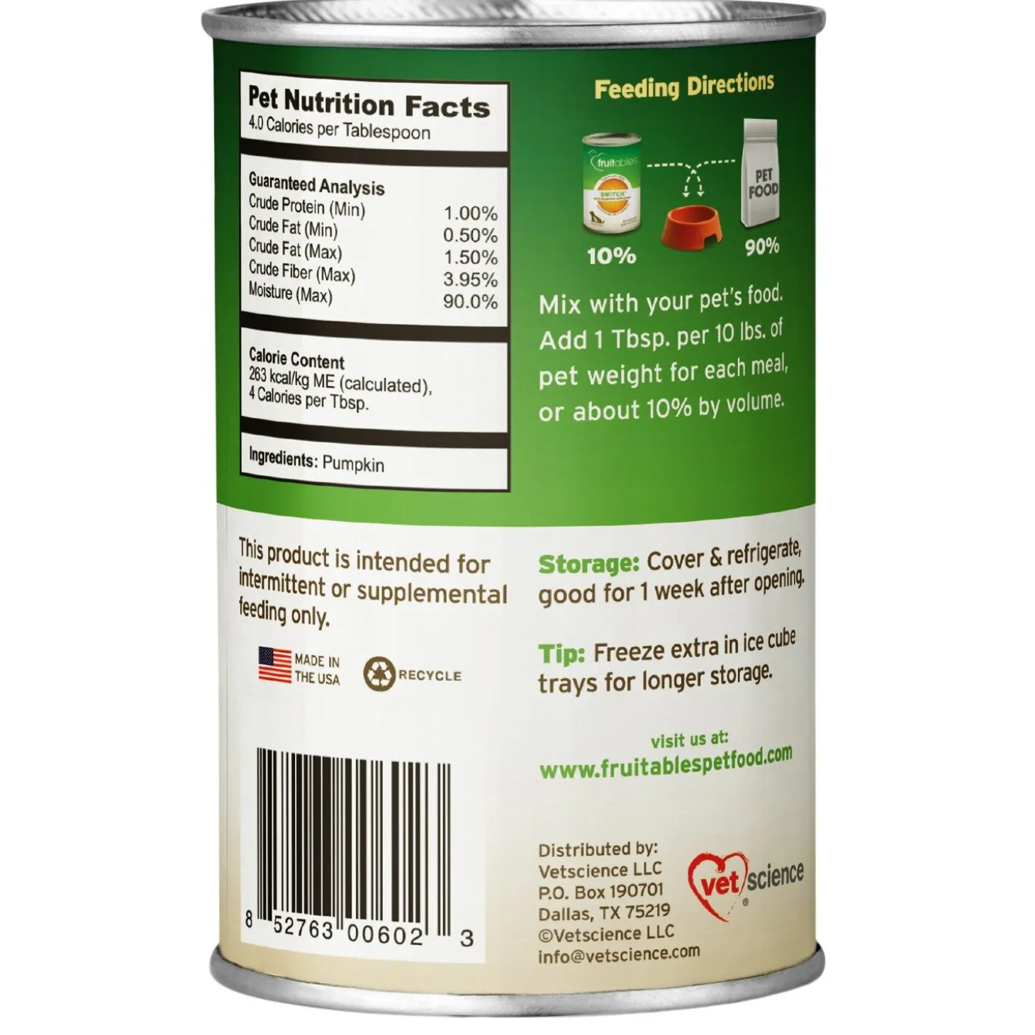 Pumpkin Digestive Dog & Cat Supplement