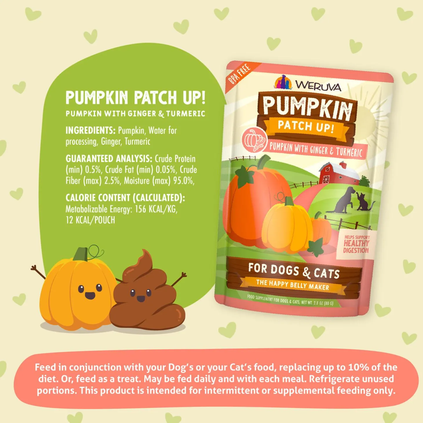 Pumpkin Patch Up! Pumpkin with Ginger & Turmeric for Dogs & Cats