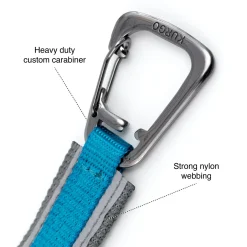 Quantum 1in Blue Dog Leash