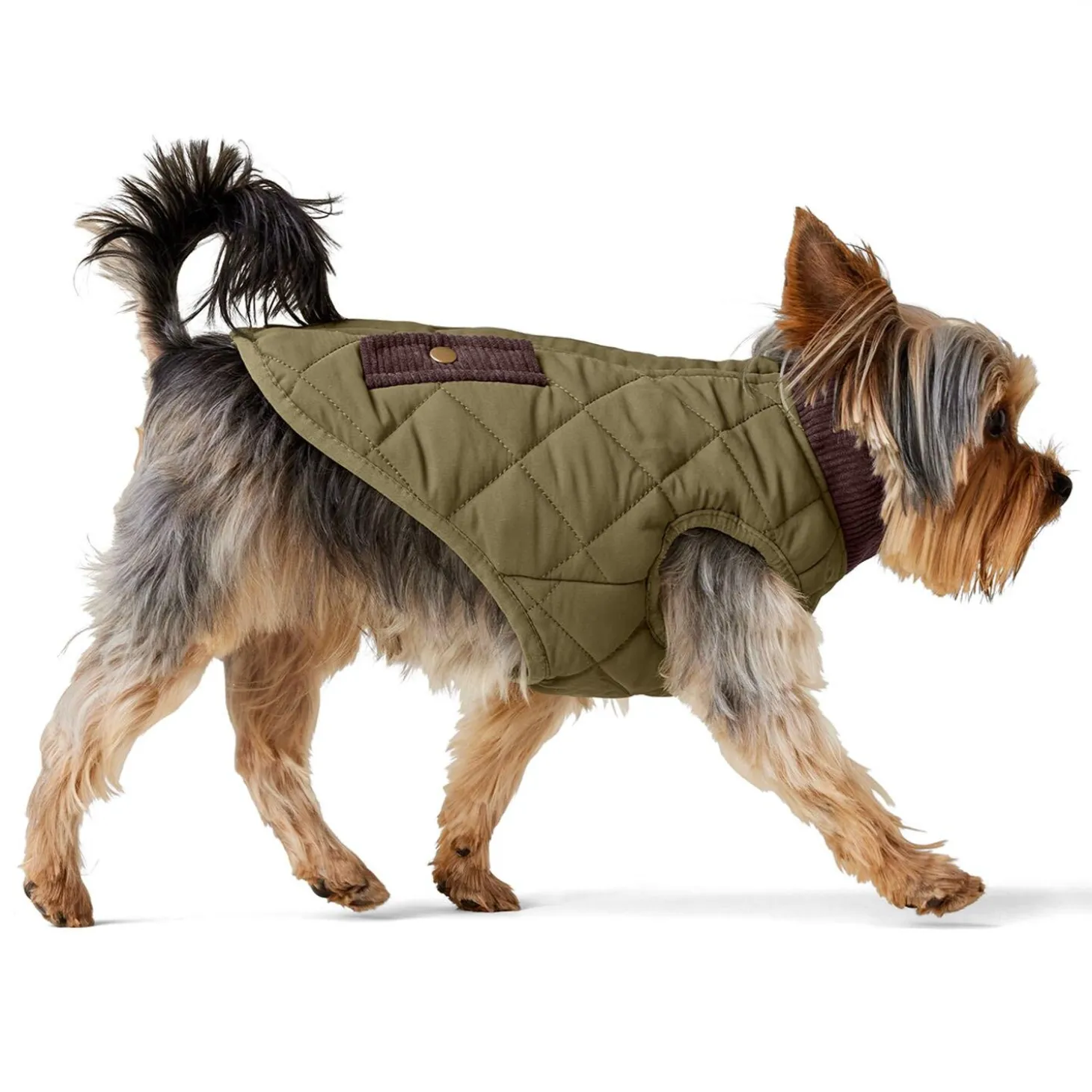 Quilted Green Vest