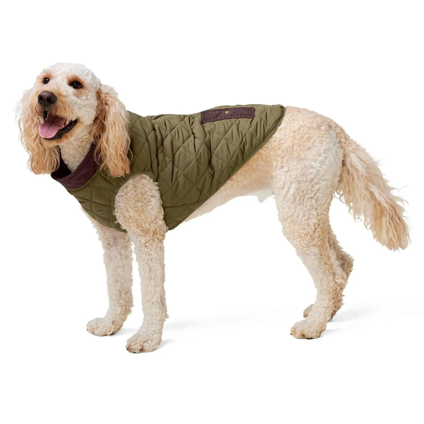 Quilted Green Vest