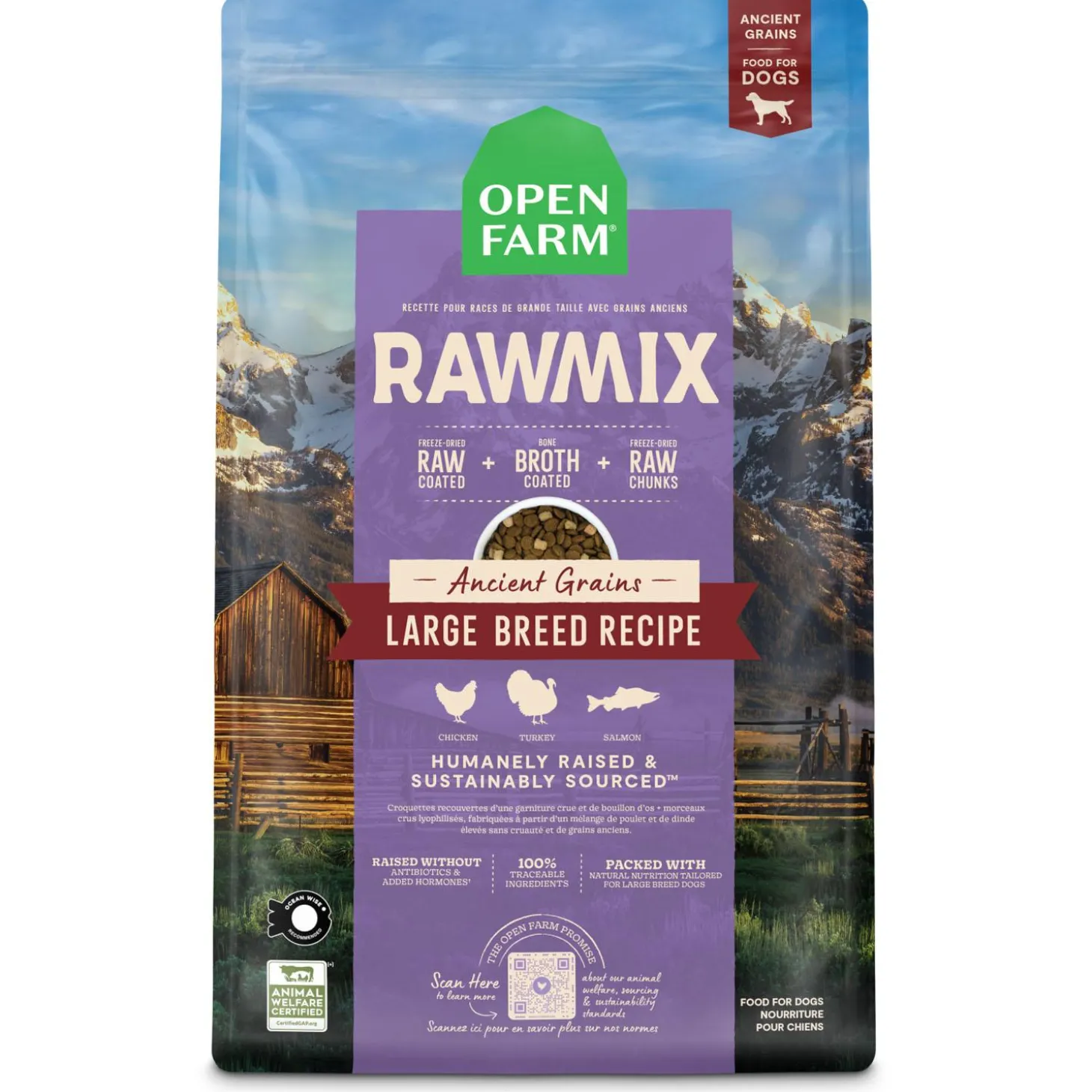 RawMix Ancient Grains Large Breed Recipe Dog Food