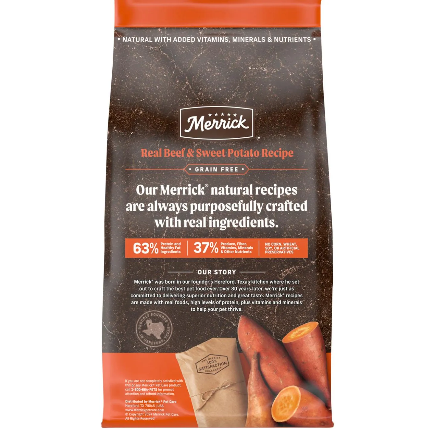 Real Texas Beef & Sweet Potato Recipe Adult Dog Food