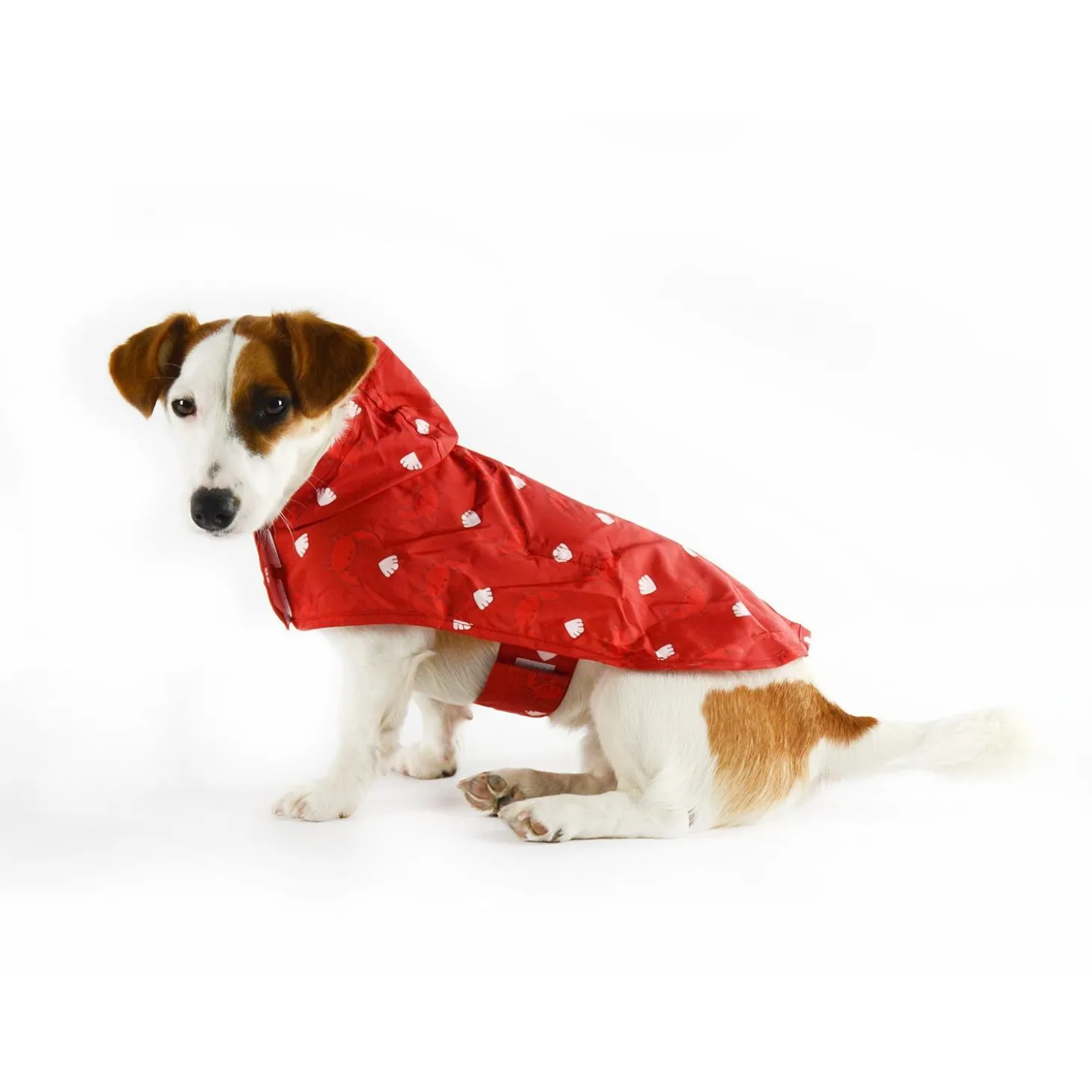 Red Crabs Packable Poncho
