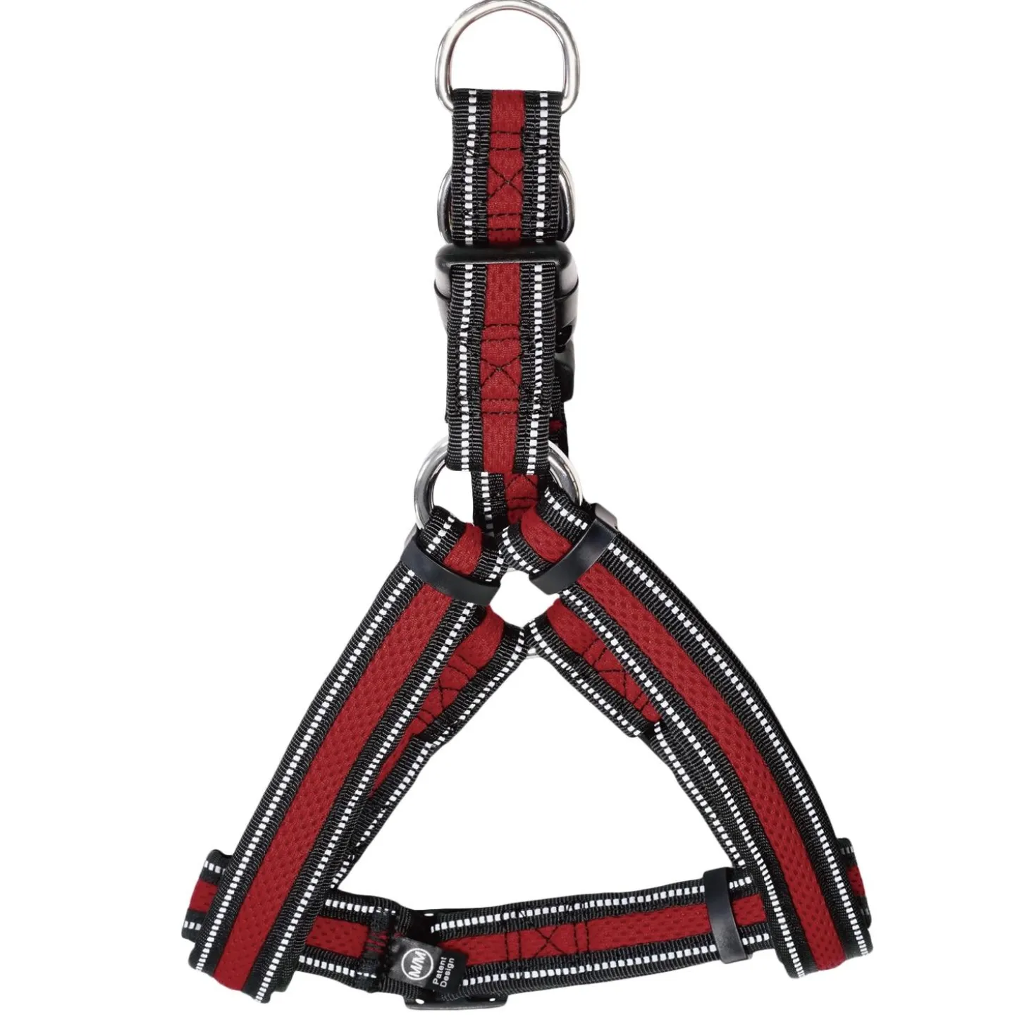 Reflective Air Mesh Step-In Red Dog Harness