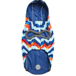 Reversible Elasto-Fit Navy Blue Raincoat