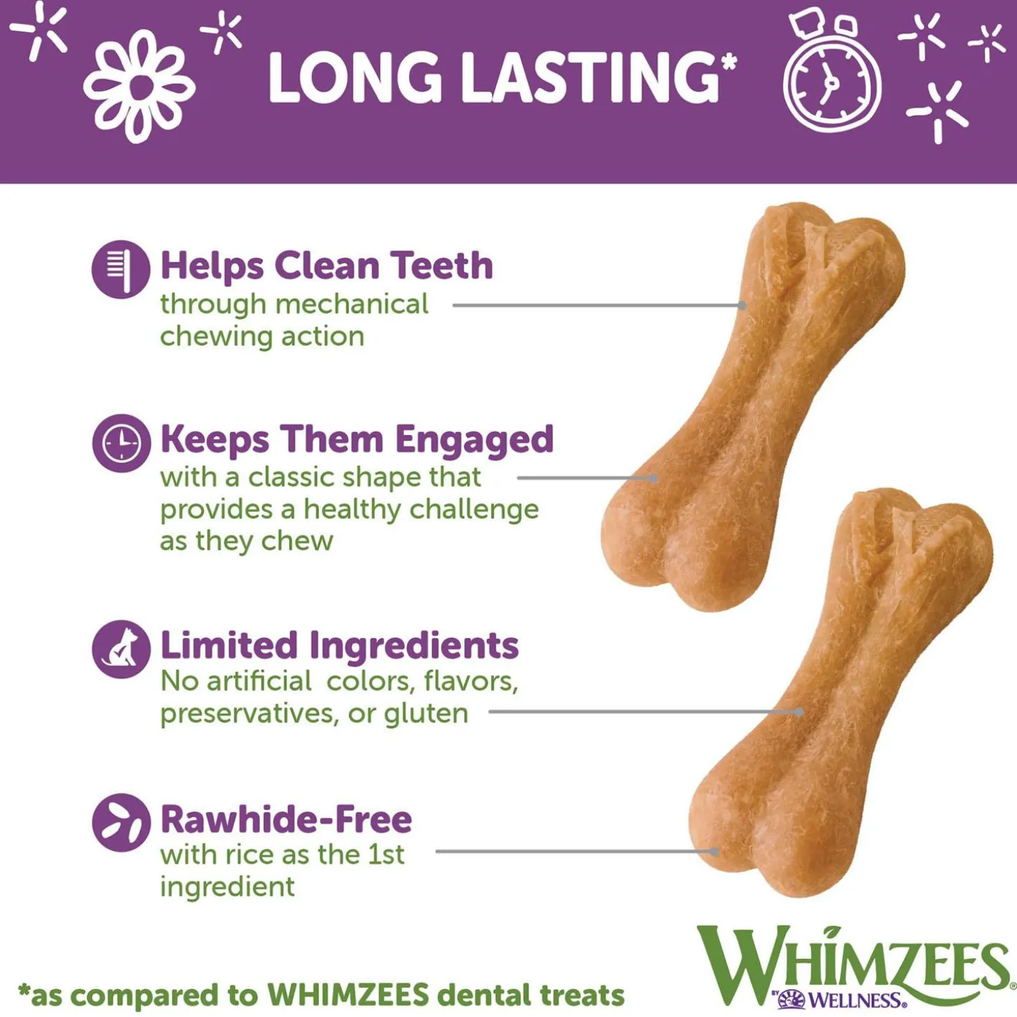 Rice Bone Large Chew Dog Treat