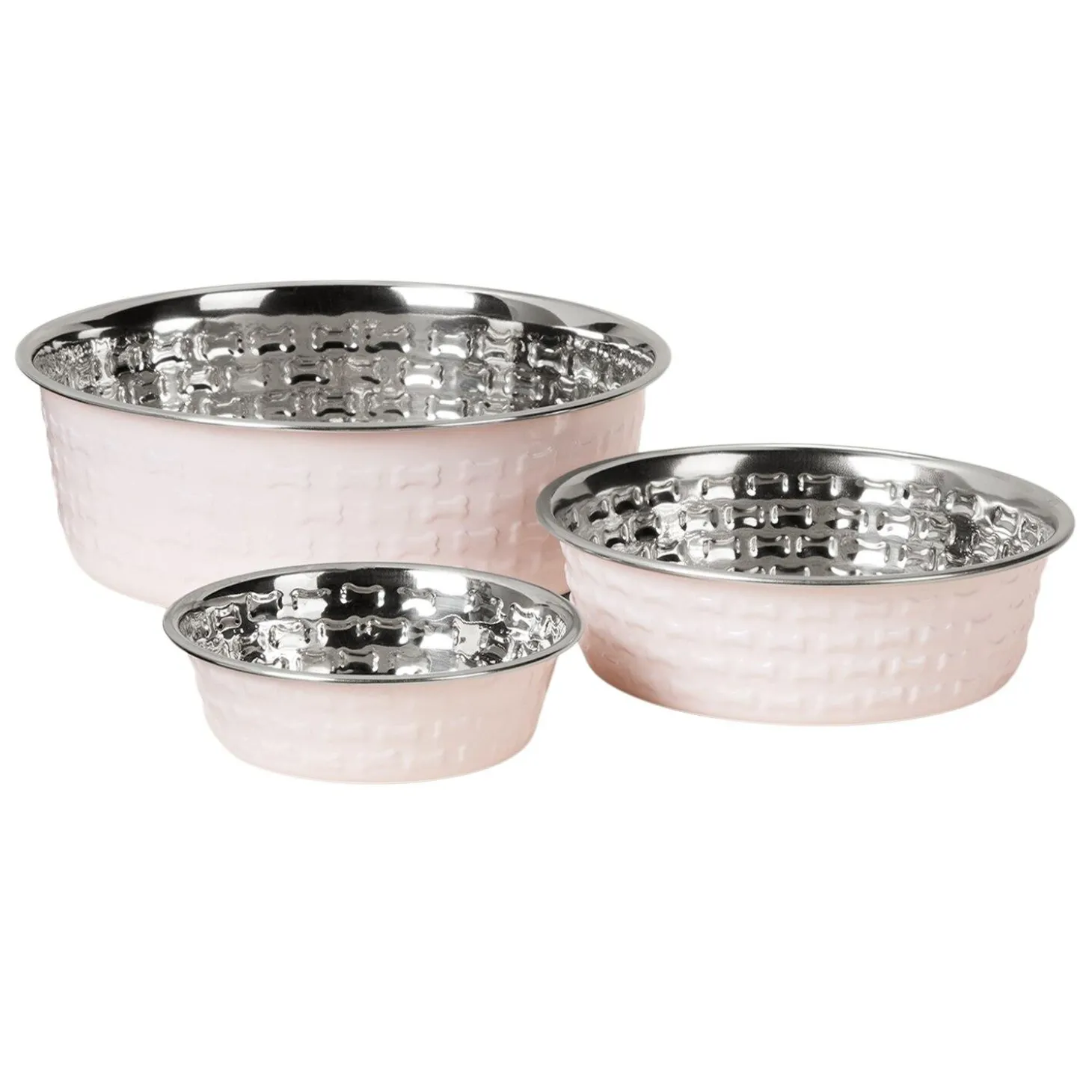 Rose Pink Stainless Steel Bowl