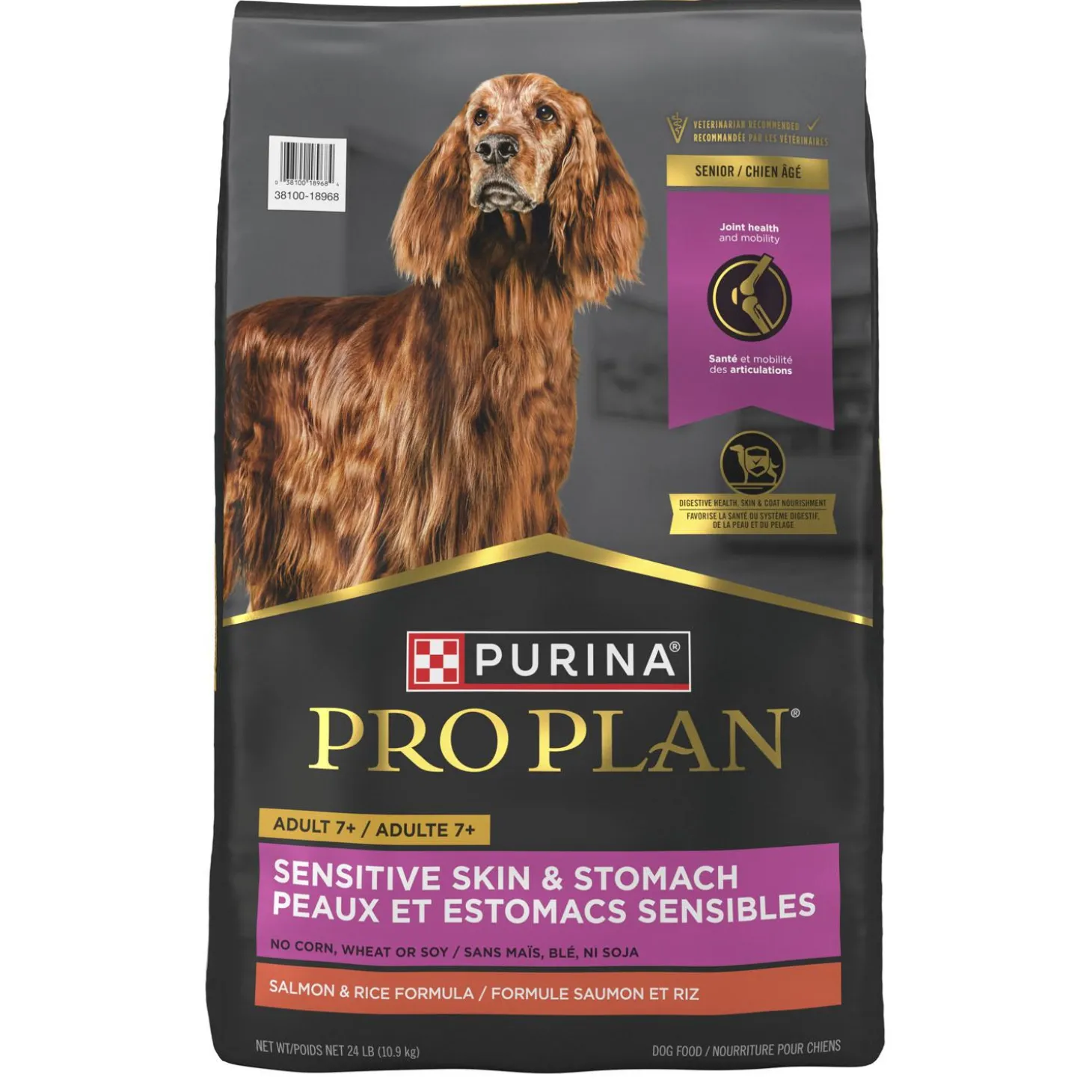 Sensitive Skin & Stomach Salmon & Rice Formula Adult 7+ Dog Food