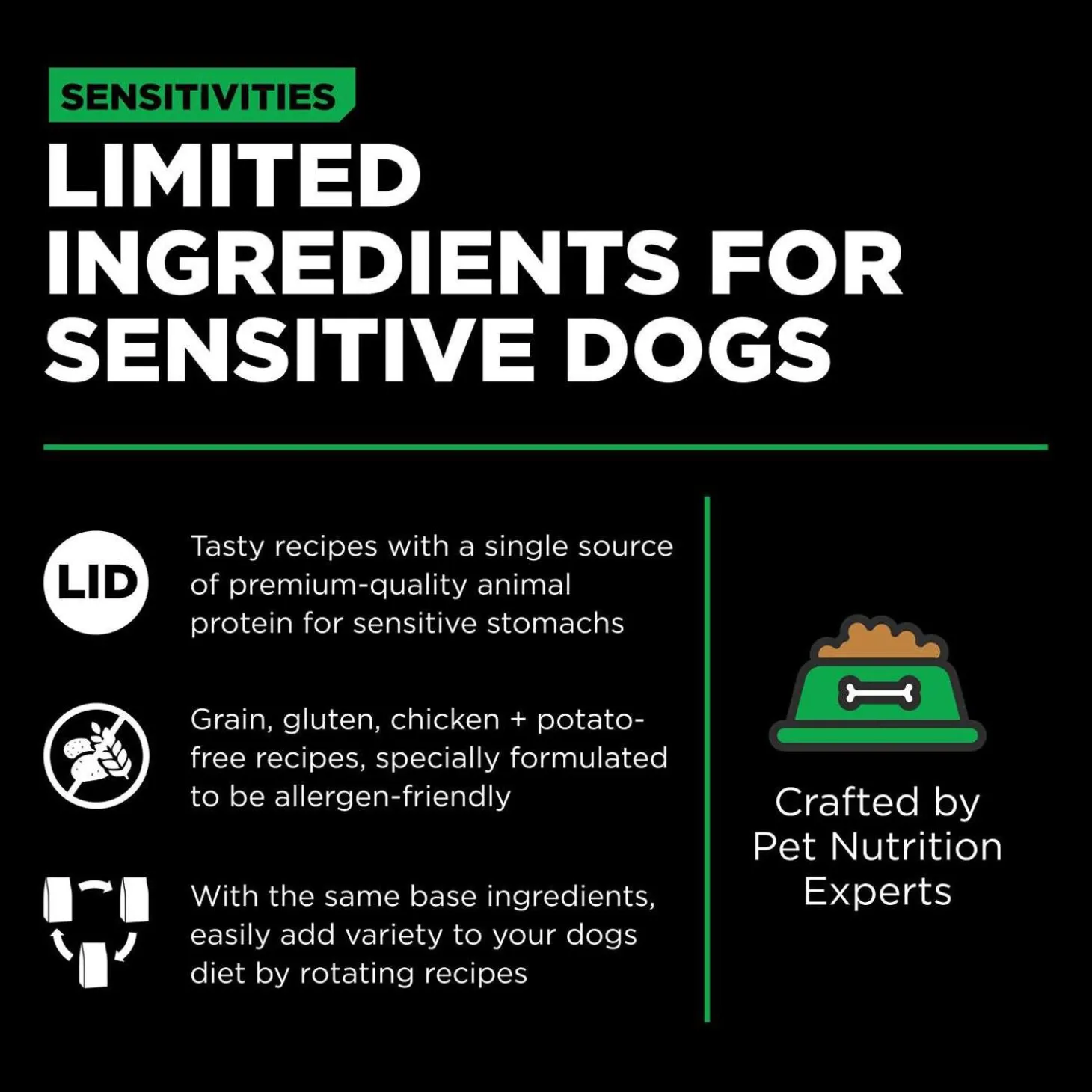 Sensitivities Limited Ingredient Grain-Free Insect Recipe Adult Dog Food