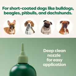 Short Coat 3-in-1 White Tea & Basil Dog Shampoo