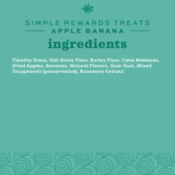 Simple Rewards Apple & Banana Baked Small Animal Treats