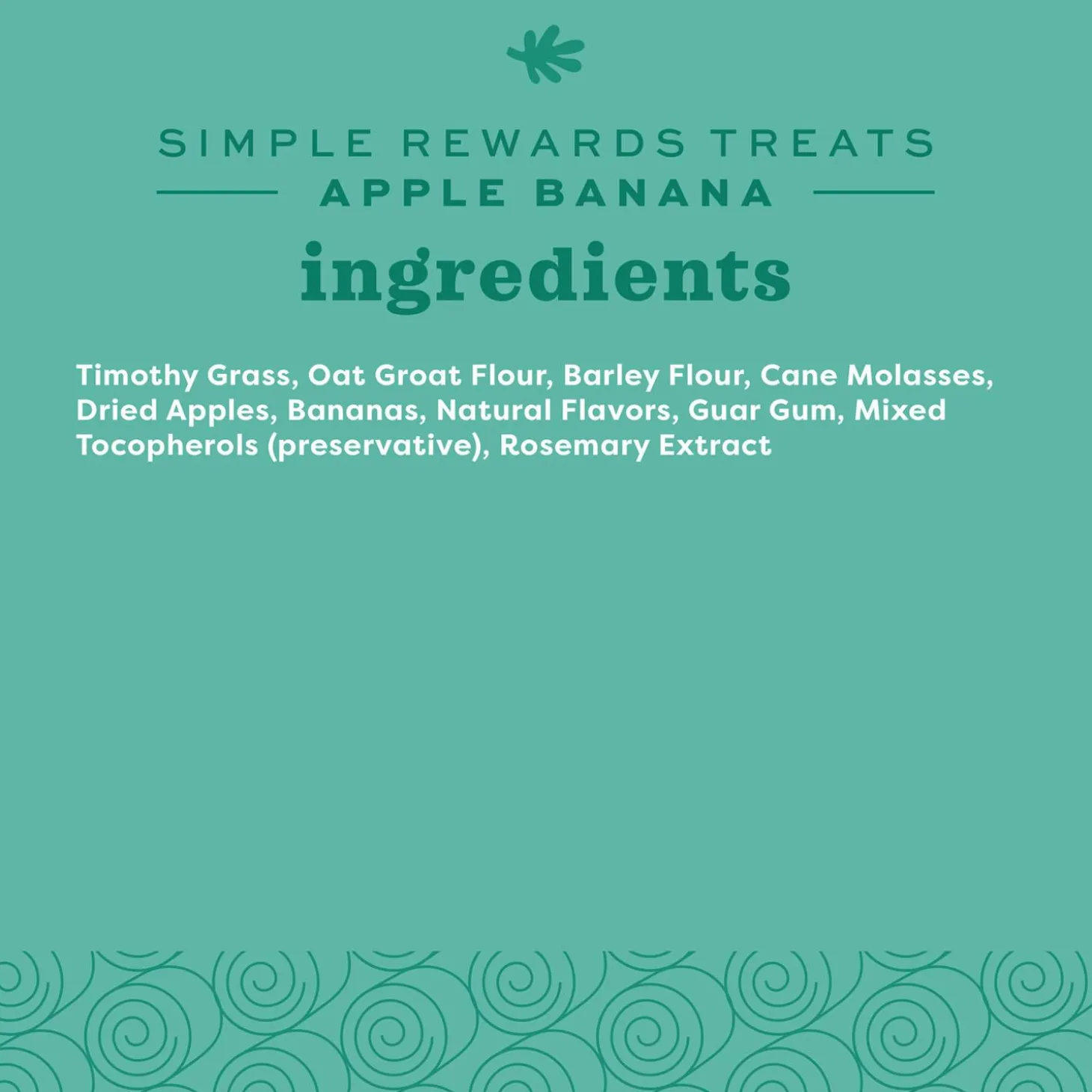 Simple Rewards Apple & Banana Baked Small Animal Treats