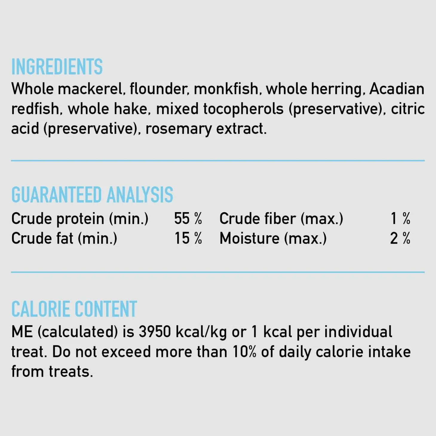 Six Fish Freeze-Dried Cat Treats