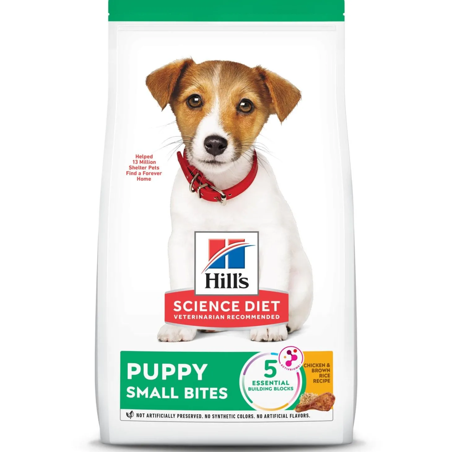 Small Bites Chicken & Brown Rice Recipe Puppy Dog Food