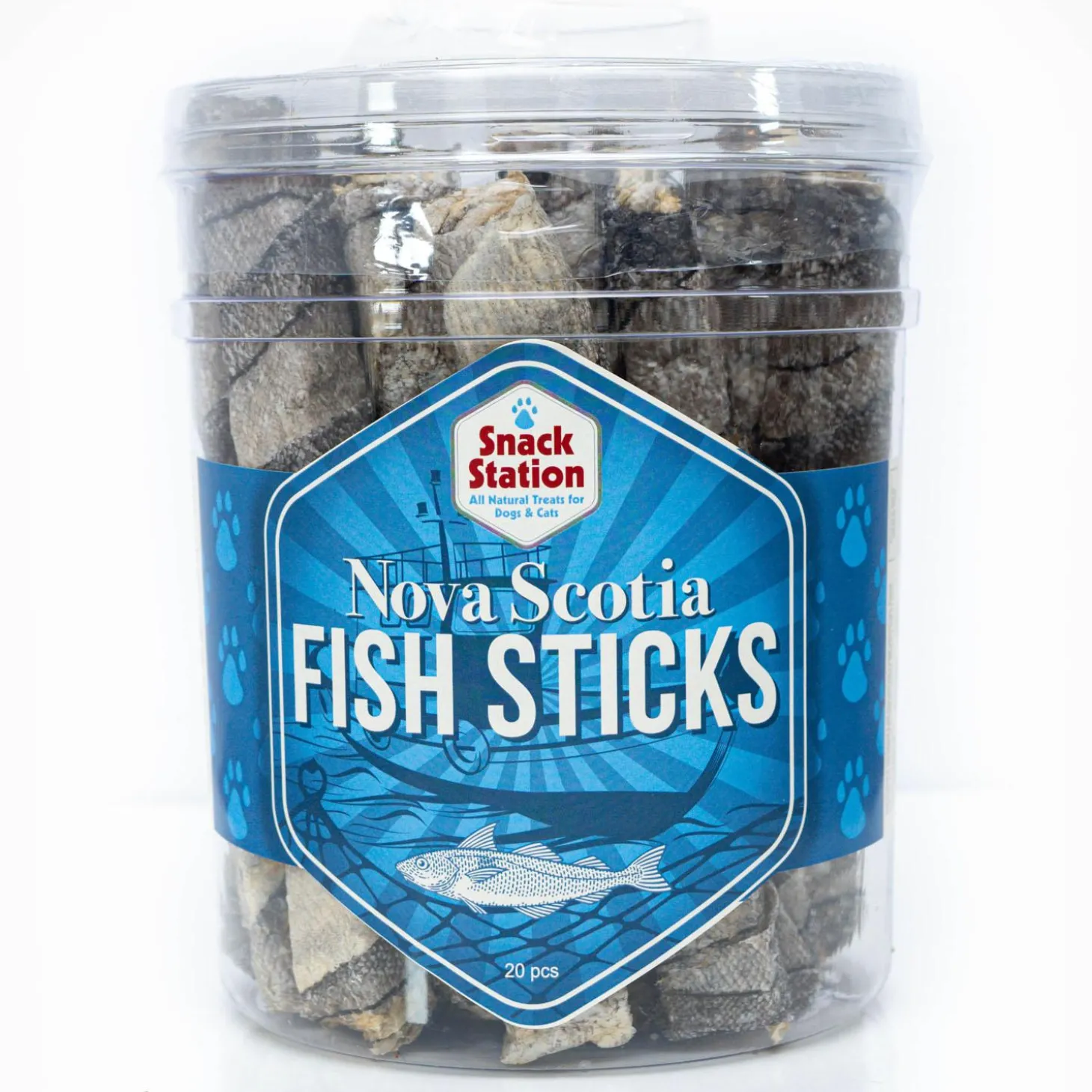 Snack Station Nova Scotia Fish Sticks Dog & Cat Treats