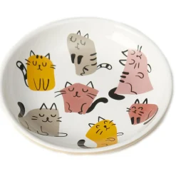 Snobby Cats Stoneware Saucer