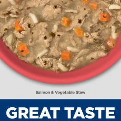 Specialty Sensitive Stomach & Skin Salmon & Vegetable Stew Kitten Cat Food