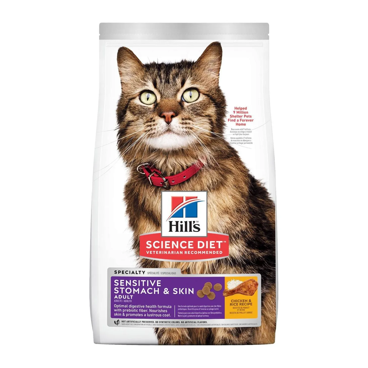 Specialty Sensitive Stomach & Skin Chicken & Rice Recipe Adult Cat Food