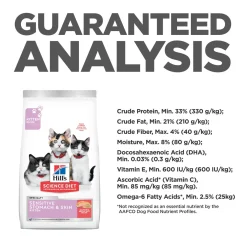 Specialty Sensitive Stomach & Skin Salmon & Brown Rice Recipe Kitten Cat Food