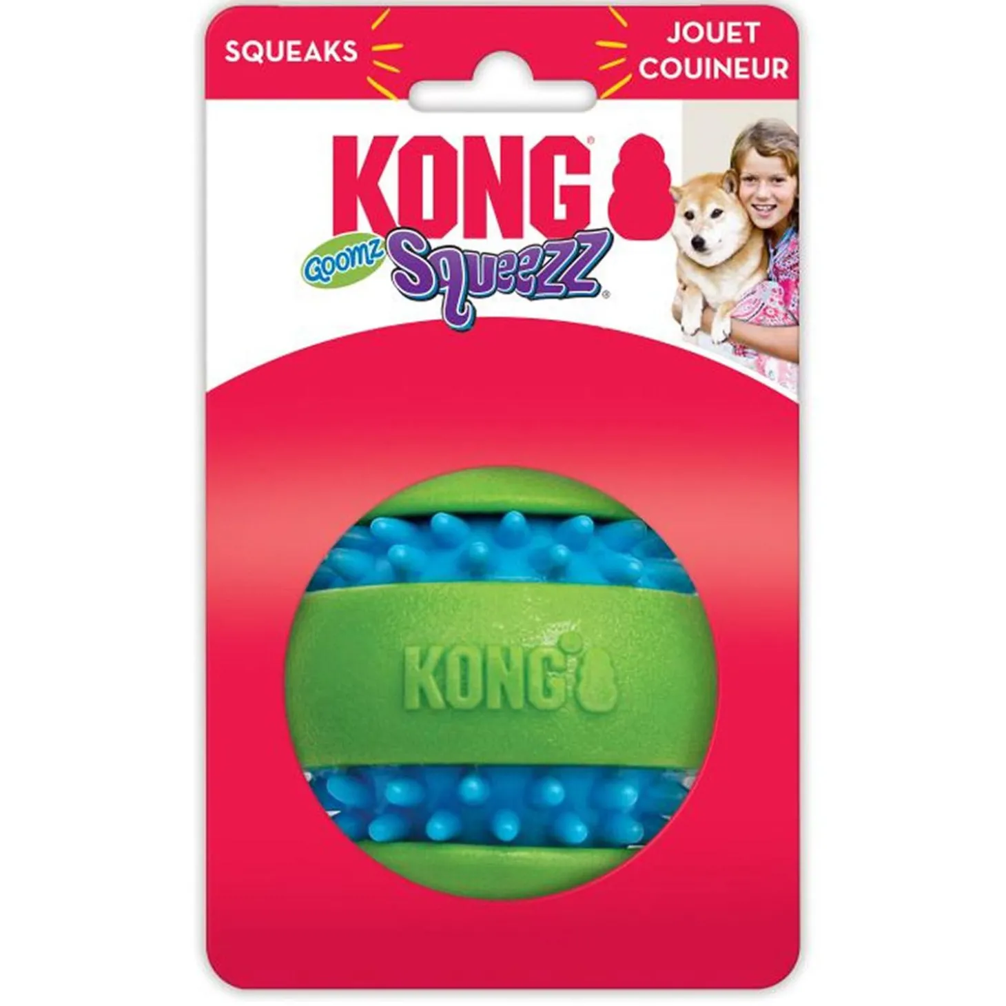 Squeezz Goomz Ball Dog Toy