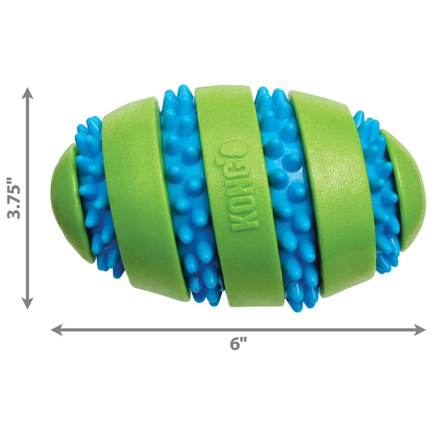 Squeezz Goomz Football Dog Toy