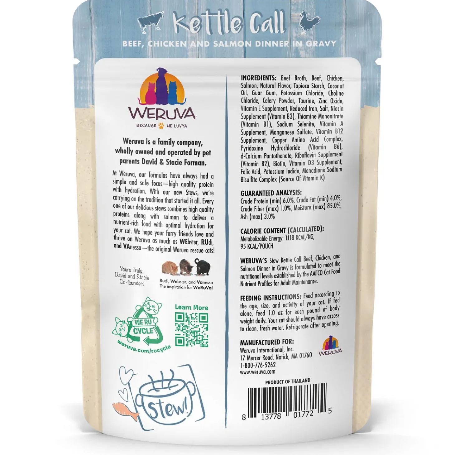 Stew! Kettle Call Beef, Chicken & Salmon Dinner Cat Food