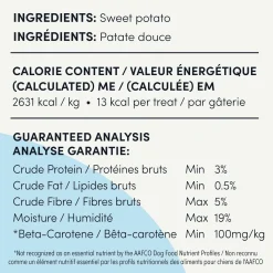 Sweet Potato Fries Dog Treats