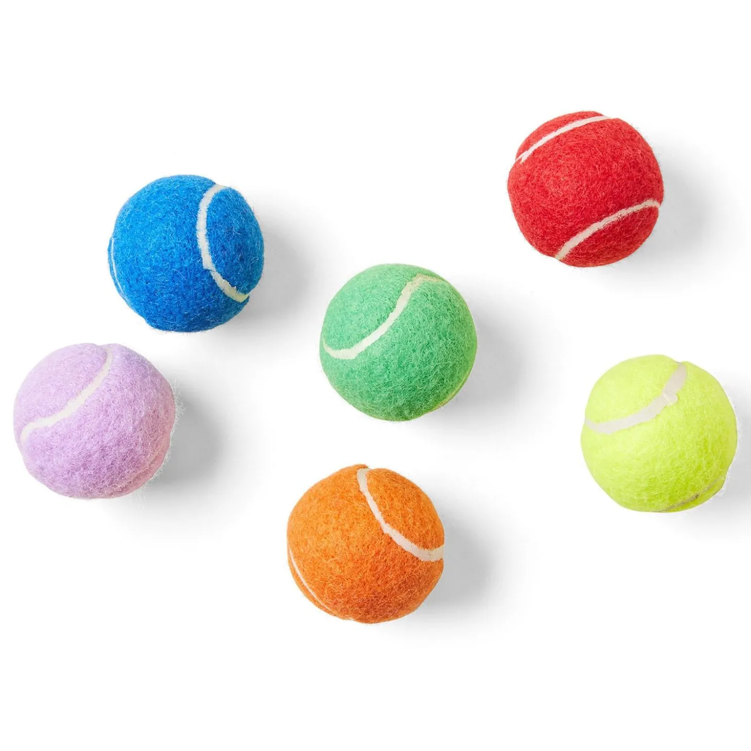Tennis Ball Assorted Colours Cat Toy