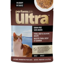 Tuna, Beef & Salmon Recipe in Gravy Adult Cat Food