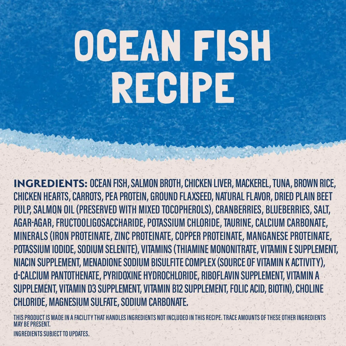 Ultra Premium Ocean Fish Formula Cat Food