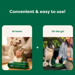 Unscented Hypoallergenic Dog Grooming Wipes