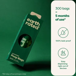 Unscented Single Roll Dog Poop Bags