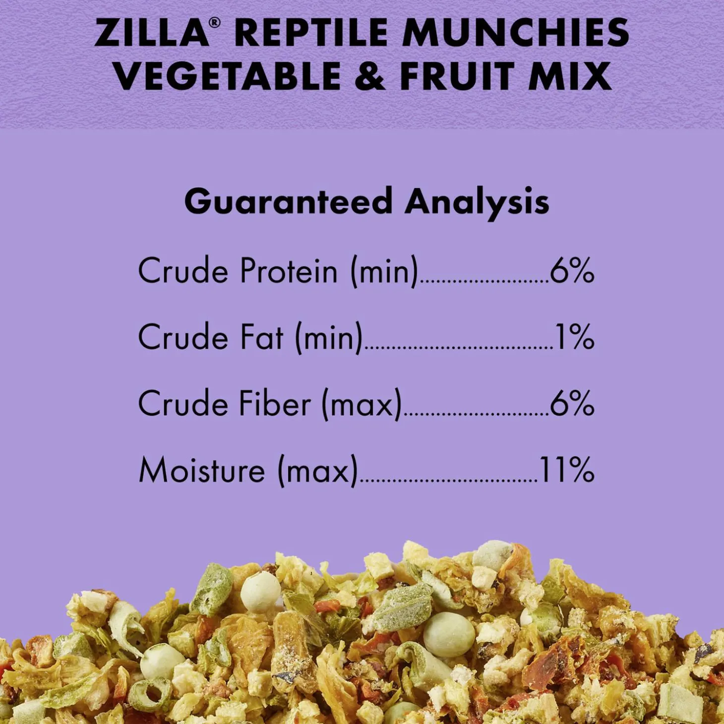 Vegetable and Fruit Mix Reptile Munchies Reptile Food