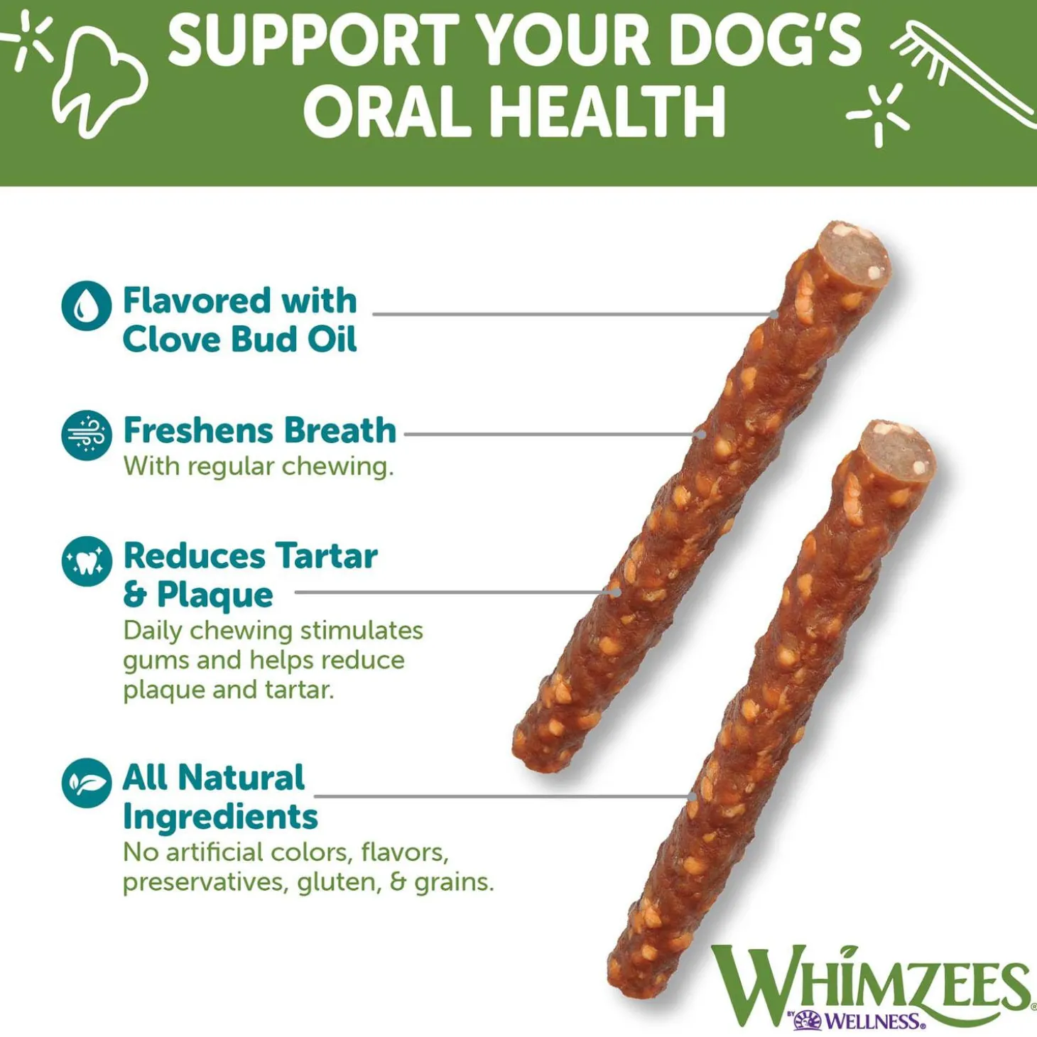 Veggie Sausage Small Chews Dog Treats