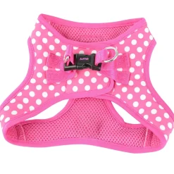 Vest Pink Polka Dot Dog Harness