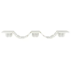 Wall-Mounted White Suspension Bridge