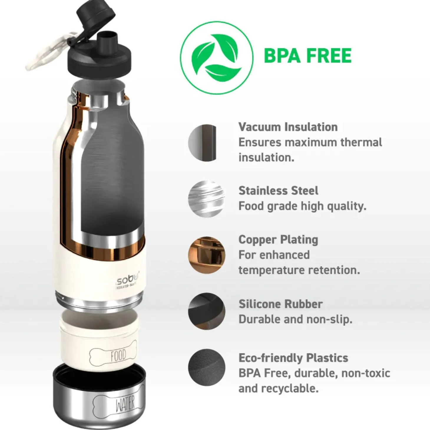 White Buddy Bottle