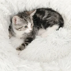 White Fluffy Bed